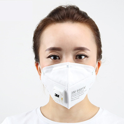 3M 9501V折疊式顆粒物防塵口罩